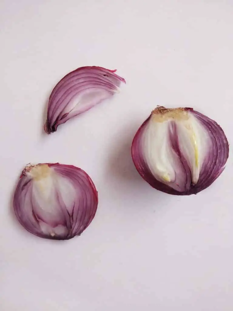 A red onion that is not a shallot