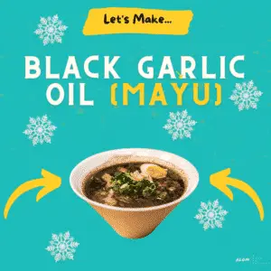 Recipe image for black garlic oil or mayu