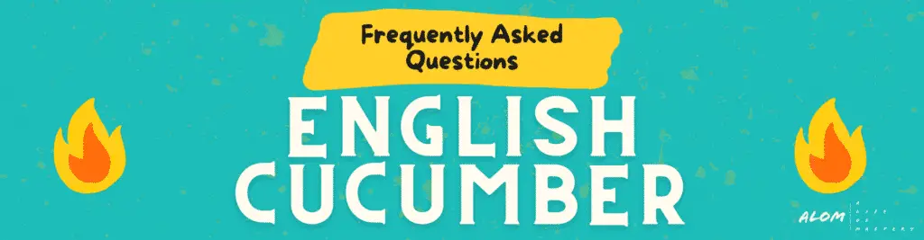 FAQs english cucumber graphic