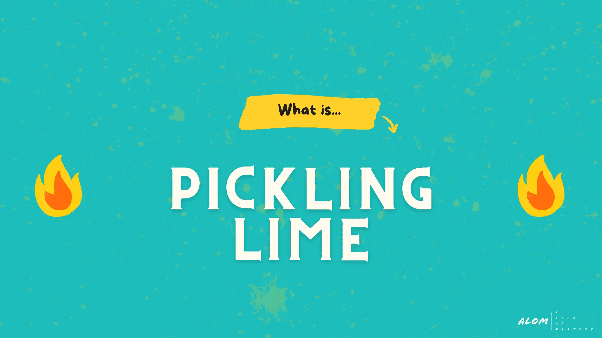 Pickling lime graphical title