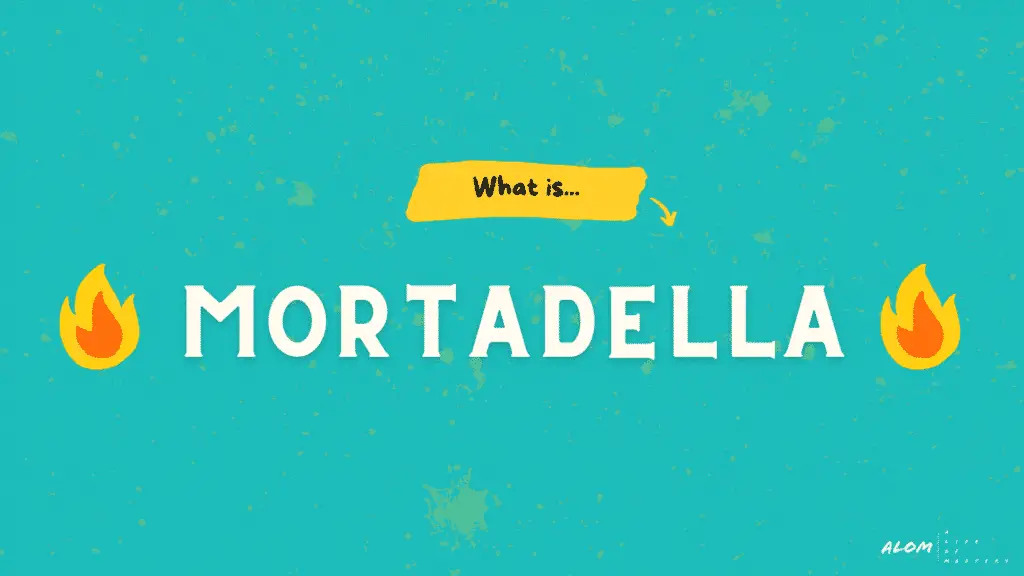 Mortadella title graphic for mortadekka